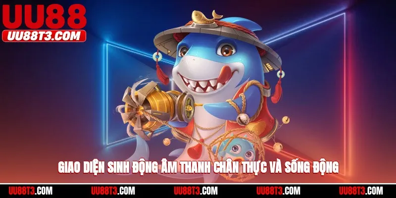 Giao diện sinh động, âm thanh chân thực và sống động