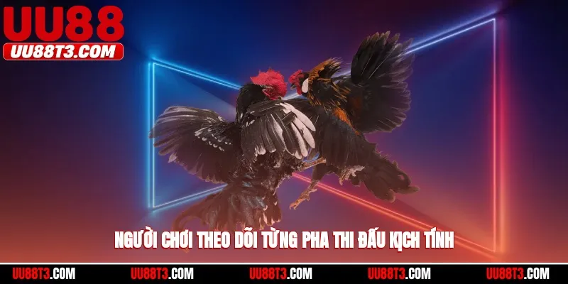 Người chơi theo dõi từng pha thi đấu kịch tính